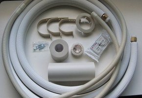なお ペアコイル　2分3分　9,000mm 両端フレア加工済 MF エアコンペアチューブ 2分3分 フレア加工済 ナット付 7m